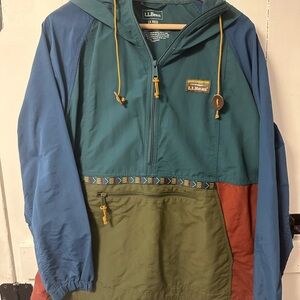 L.L. Bean Teal Zip-Up Jacket